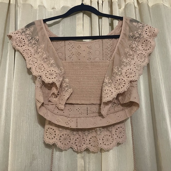 🌸 3 for $10 / altar’d state blush pink gorgeous medium top shirt - Picture 14 of 15